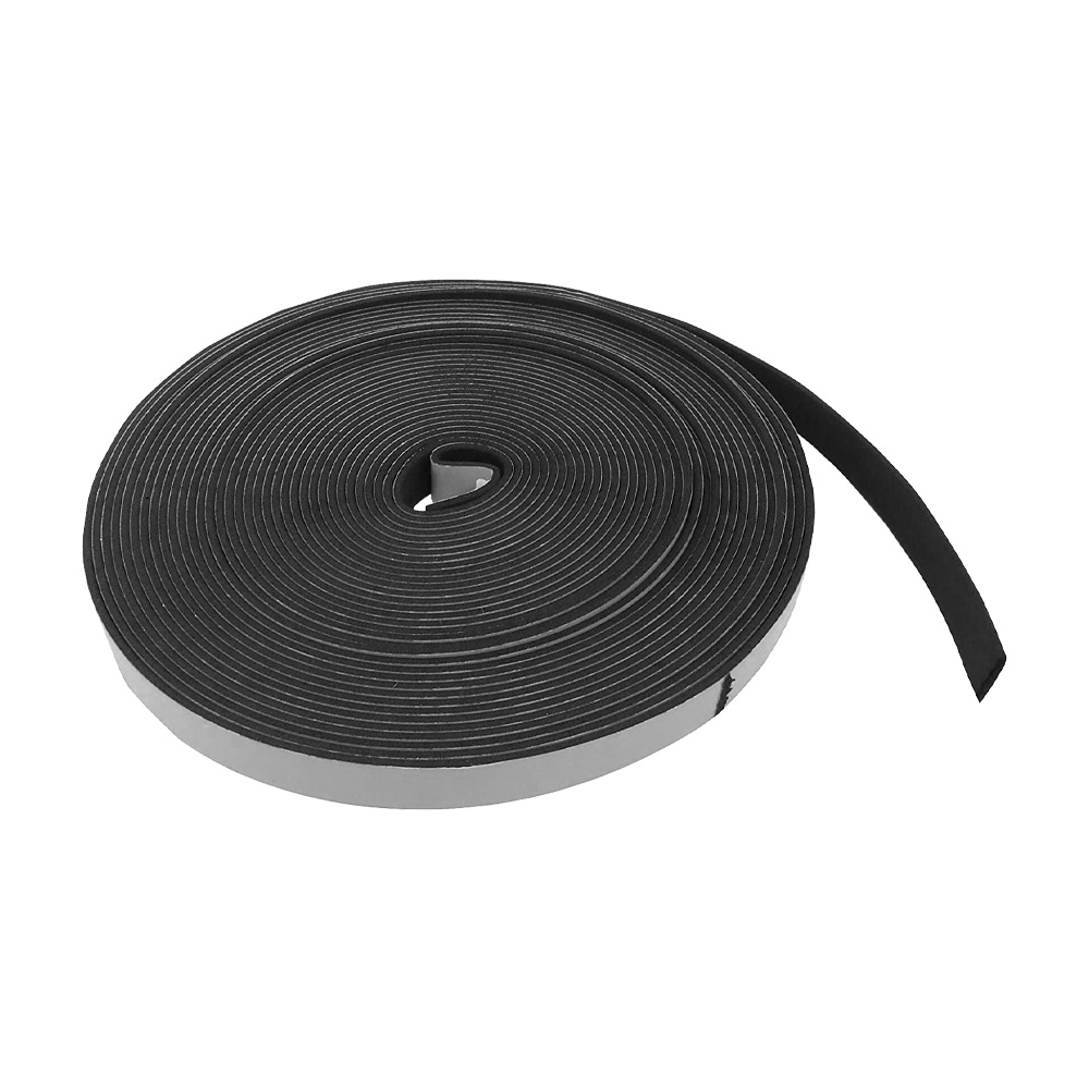 Guarnizione Espansa Adesiva 15x10 mm x 5 mt GEKO - Nero